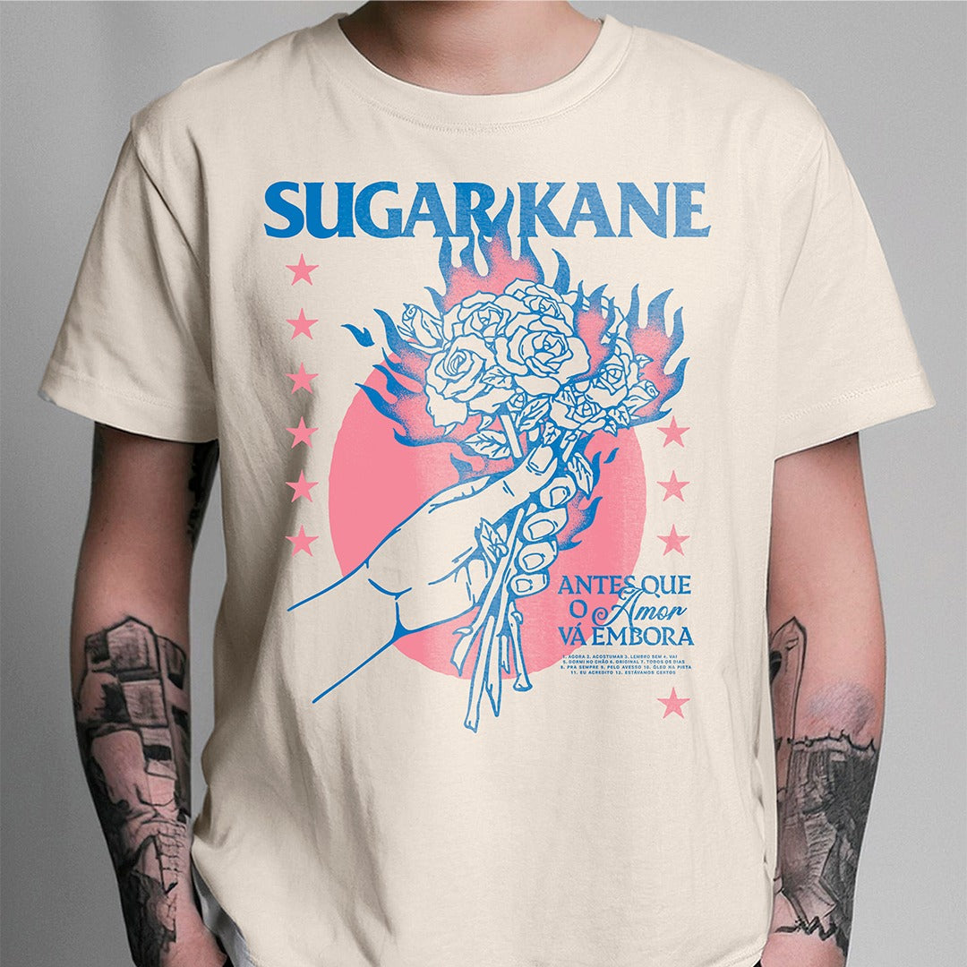 Sugar Kane (Camiseta Off White) - Flor