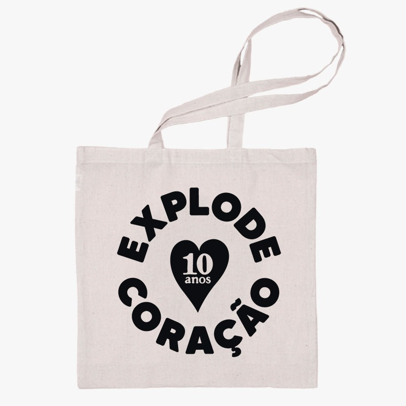 Bloco Explode Coração (Totebag Algodão Crú) - Explode Coração