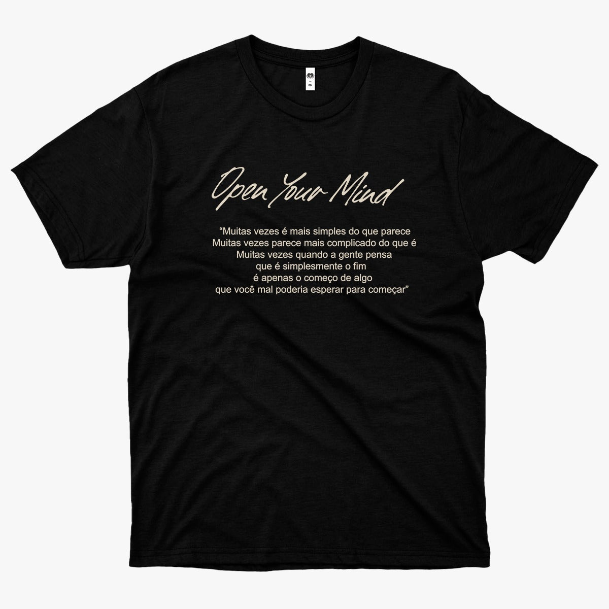 Dani Black (Camiseta Preta) - Open Your Mind