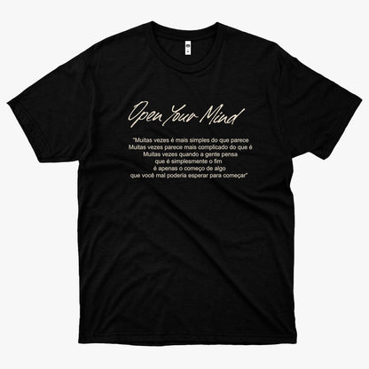 Dani Black (Camiseta Preta) - Open Your Mind