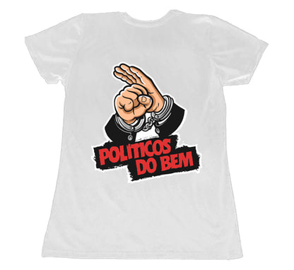 Políticos do Bem (Baby Look) - Desenho Pequeno