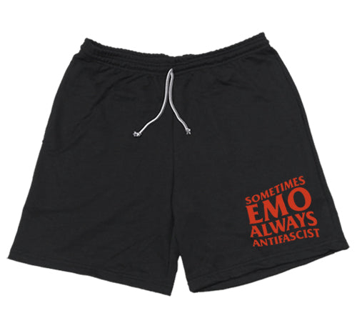 Bloco Emo (Bermuda Moletom) - Sometimes Emo Always Antifascist