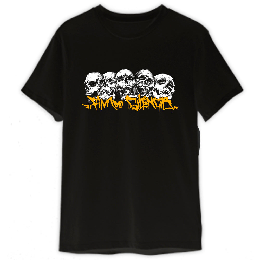 Fim do Silêncio (Camiseta) - Caveiras