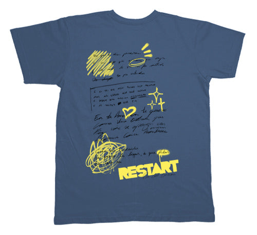 Restart (Camiseta) - Azul Marinho