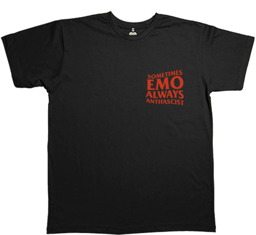Bloco Emo (Camiseta) - Sometimes Emo Always Antifascist
