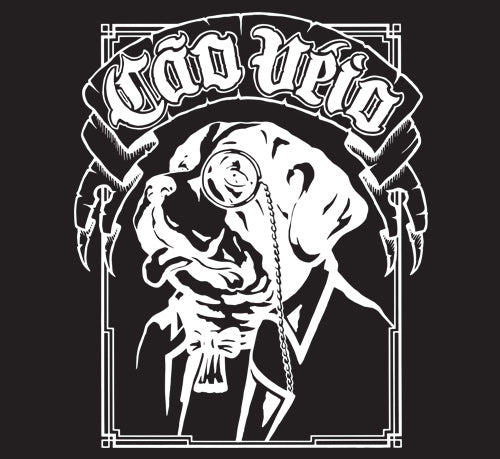 Cão Véio (Camiseta) - Logo Frame