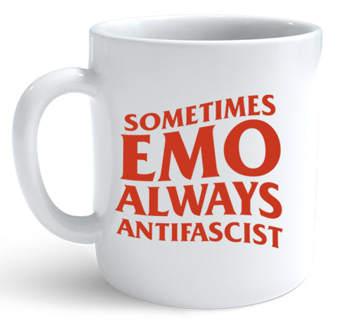 Bloco Emo (Caneca) - Sometimes Emo Always Antifascist