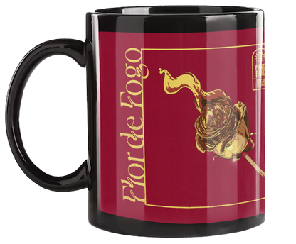 Planta e Raiz (Caneca Preta) - Flor de Fogo