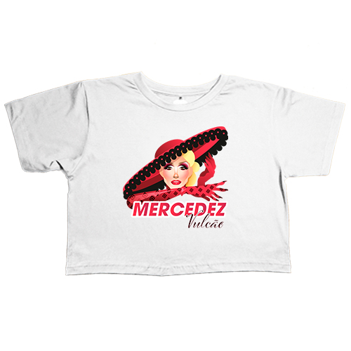 Mercedez Vulcão (Cropped Branco) - Fuego