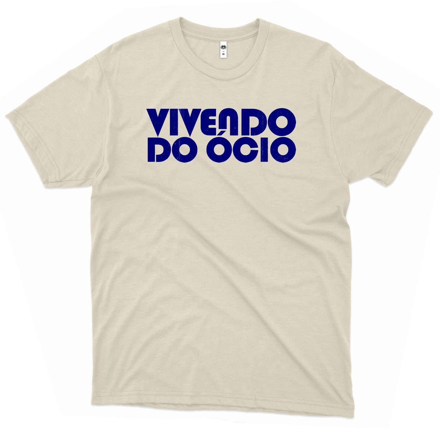 Vivendo do Ócio (Camiseta) Logo Azul