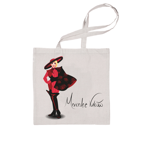 Mercedez Vulcão ( Tote Bag Branca) - Erupção