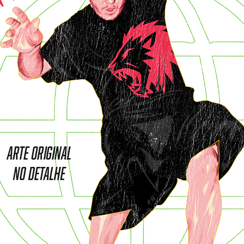 Planta e Raiz (Camiseta Preta) - Força Pra Lutar