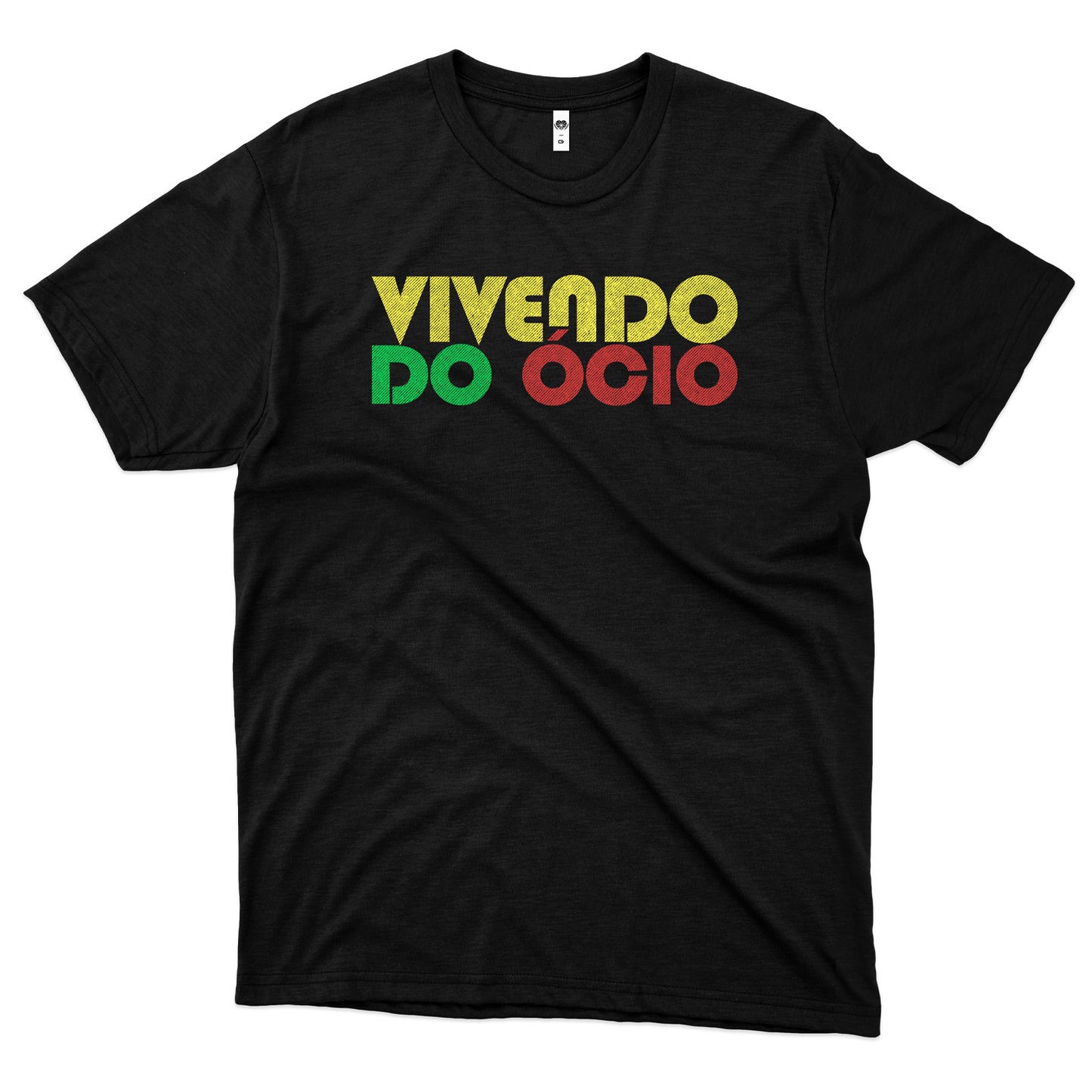 Vivendo do Ócio (Camiseta) Logo Colorido