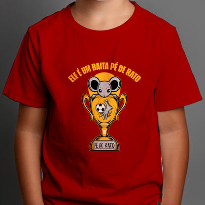 Band (Camiseta Infantil Vermelha) - Pé de Rato