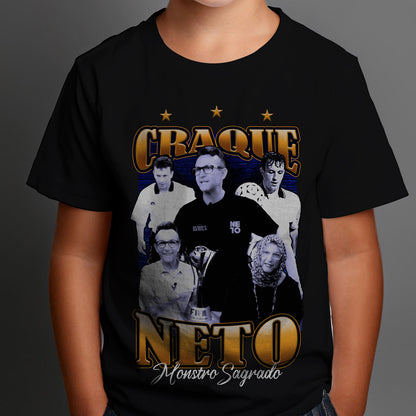 Band (Camiseta Infantil Preta) - Craque Neto