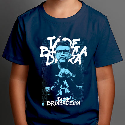 Band (Camiseta Infantil Azul Marinho) - Tá de Brincadeira