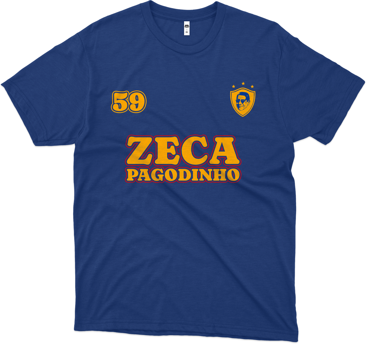 Zeca Pagodinho (Camiseta Azul Royal)  - Futebol