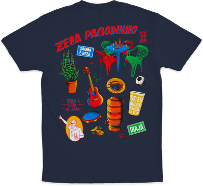 Zeca Pagodinho (Camiseta Azul Marinho)  - Brasilidades