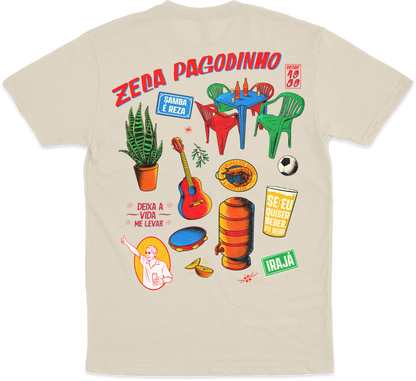Zeca Pagodinho (Camiseta Off-white)  - Brasilidades