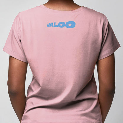 Jaloo (Camiseta Rosa) - Foto Azul