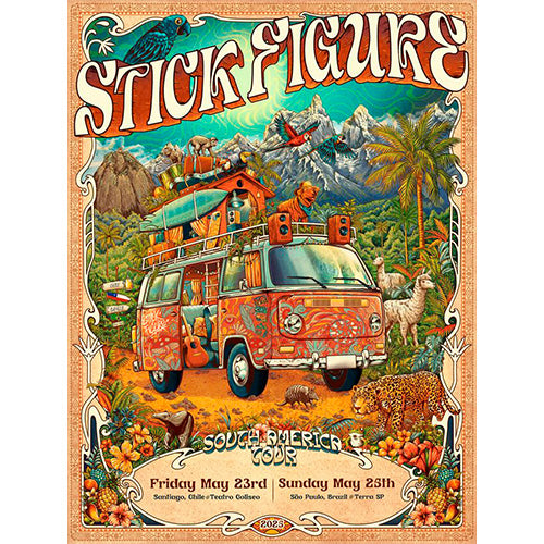 Stick Figure (Poster) - Poster South America Tour 2025