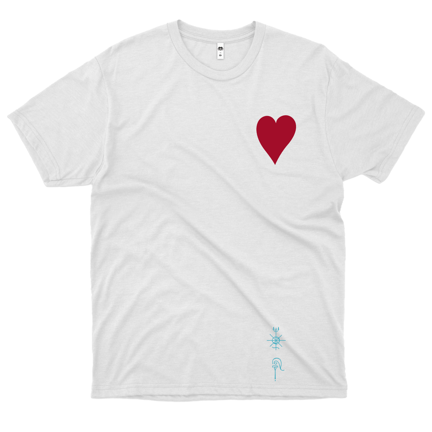 Bloco Explode Coração (Camiseta Branca)  - 10  ANOS