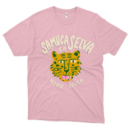 Samuca e a Selva - Camisa Coleção Pélvis Solta - Rosa
