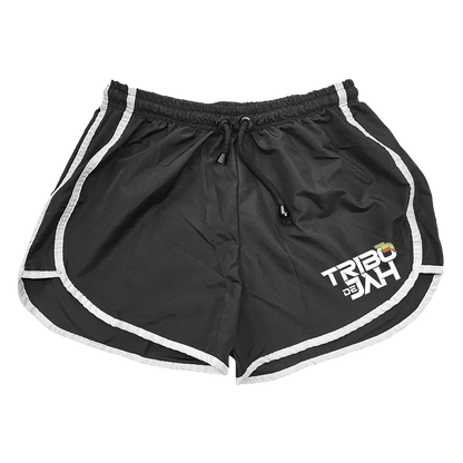 Tribo de Jah (Shorts de Tactel Preto) - Logo