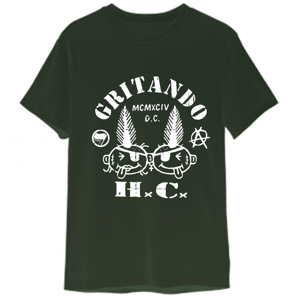 Gritando HC (Camiseta) - Siameses Verde