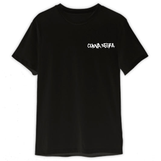 Chuva Negra (Camiseta) - Logo Peito I